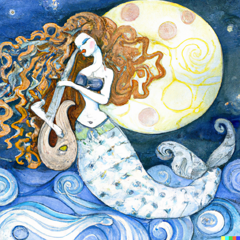 mermaid-playing-the-harp